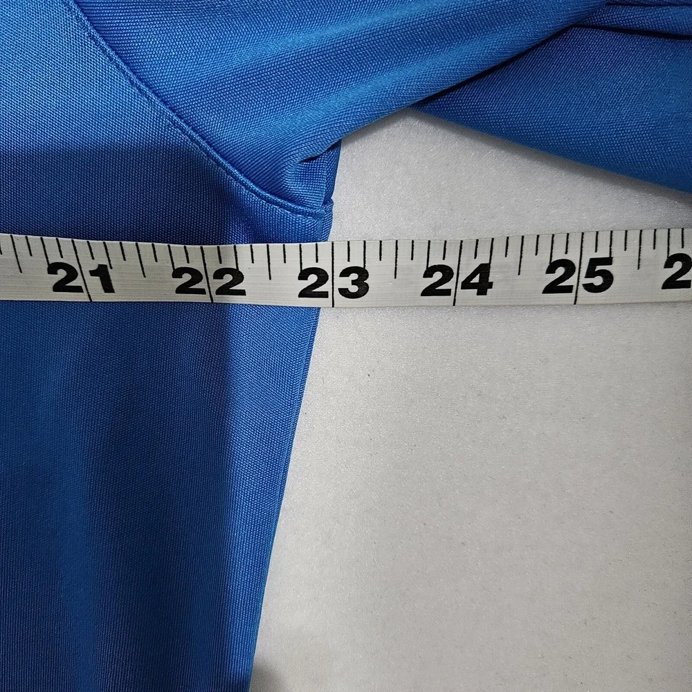 US Open 2014 Adidas Golf Polo Mens Large Blue Pinehurst No. 2